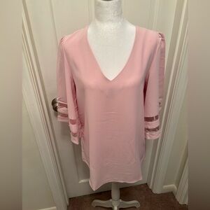 Stunning Pink Women's Top Size M